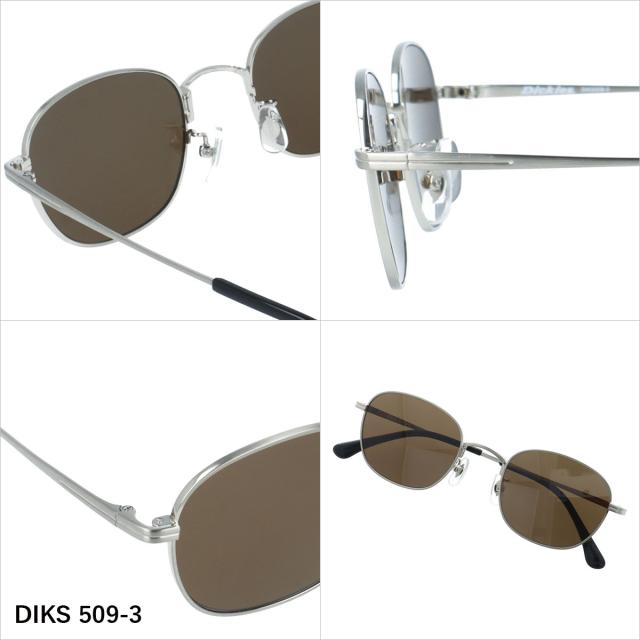 ディッキーズ サングラス 偏光サングラス アジアンフィット 調整可能ノーズパッド Dickies DIKS 509 51 全3カラー スクエア ユニセックス メンズ レディース_6