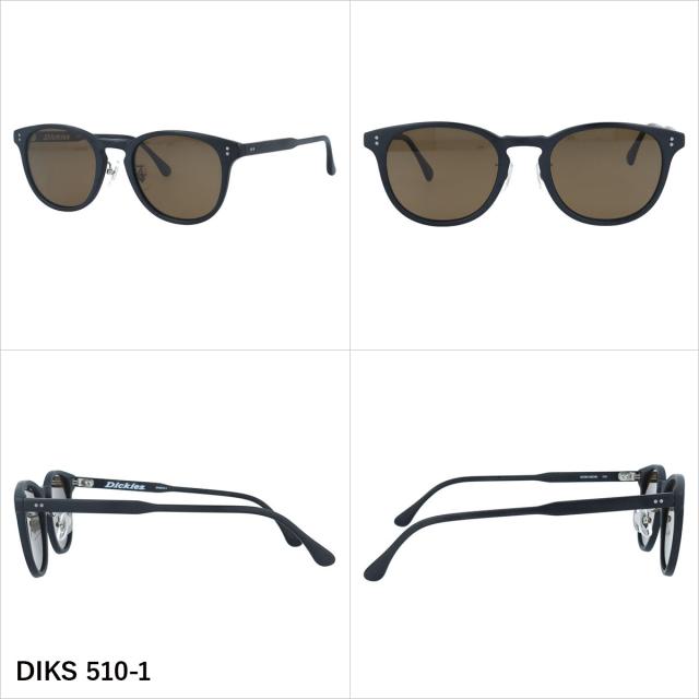 ディッキーズ サングラス 偏光サングラス アジアンフィット 調整可能ノーズパッド Dickies DIKS 510 52 全3カラー ウェリントン ユニセックス メンズ レディース_1