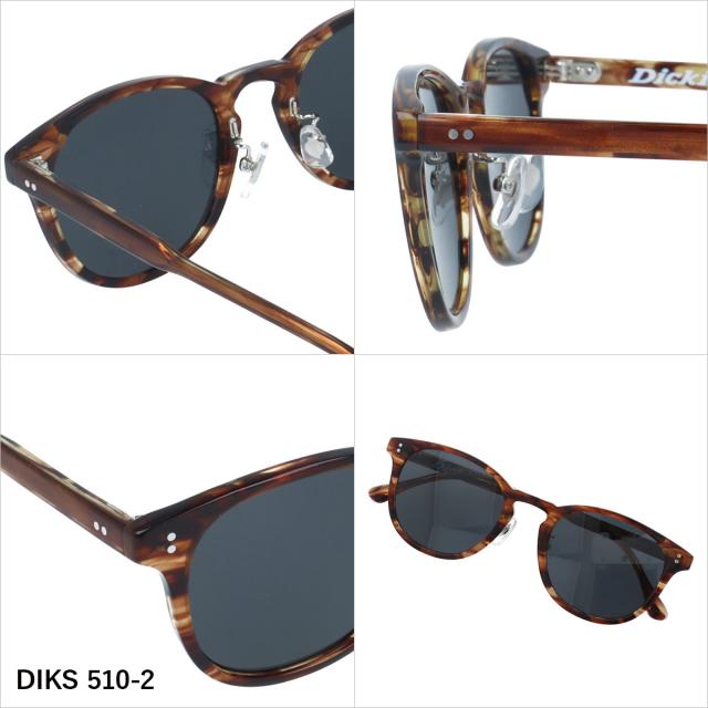 ディッキーズ サングラス 偏光サングラス アジアンフィット 調整可能ノーズパッド Dickies DIKS 510 52 全3カラー ウェリントン ユニセックス メンズ レディース_4