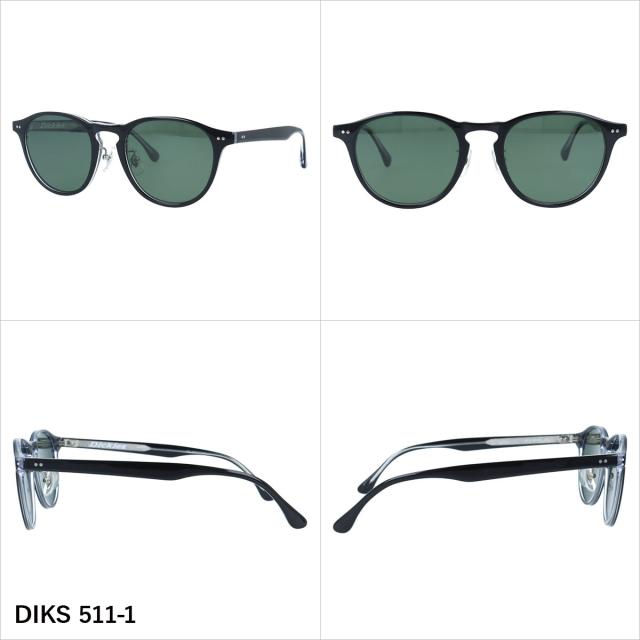 ディッキーズ サングラス 偏光サングラス アジアンフィット 調整可能ノーズパッド Dickies DIKS 511 52 全3カラー ボストン ユニセックス メンズ レディース_1
