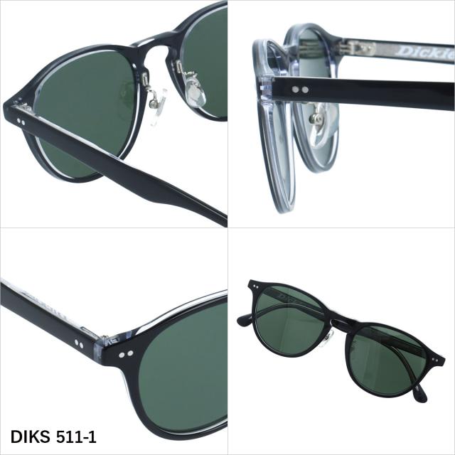 ディッキーズ サングラス 偏光サングラス アジアンフィット 調整可能ノーズパッド Dickies DIKS 511 52 全3カラー ボストン ユニセックス メンズ レディース_2