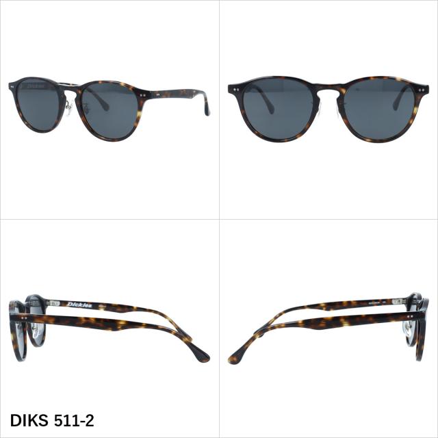 ディッキーズ サングラス 偏光サングラス アジアンフィット 調整可能ノーズパッド Dickies DIKS 511 52 全3カラー ボストン ユニセックス メンズ レディース_3