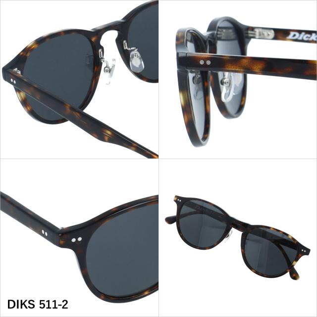 ディッキーズ サングラス 偏光サングラス アジアンフィット 調整可能ノーズパッド Dickies DIKS 511 52 全3カラー ボストン ユニセックス メンズ レディース_4