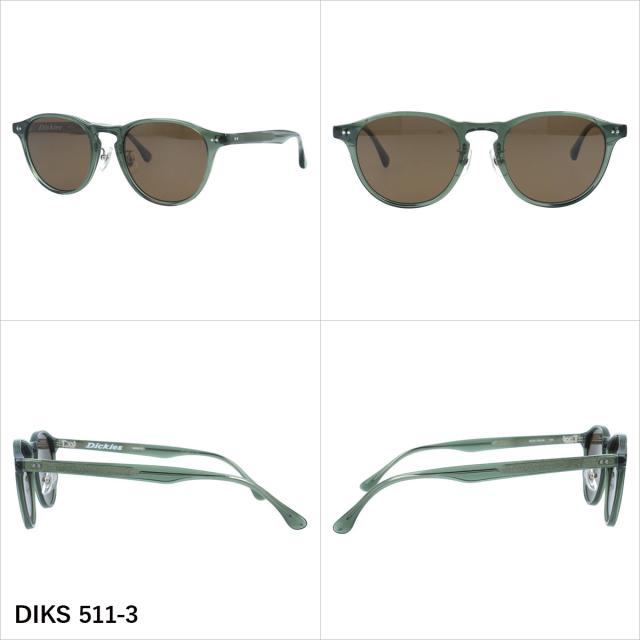 ディッキーズ サングラス 偏光サングラス アジアンフィット 調整可能ノーズパッド Dickies DIKS 511 52 全3カラー ボストン ユニセックス メンズ レディース_5
