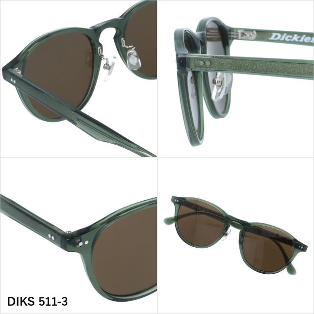 ディッキーズ サングラス 偏光サングラス アジアンフィット 調整可能ノーズパッド Dickies DIKS 511 52 全3カラー ボストン ユニセックス メンズ レディース_6