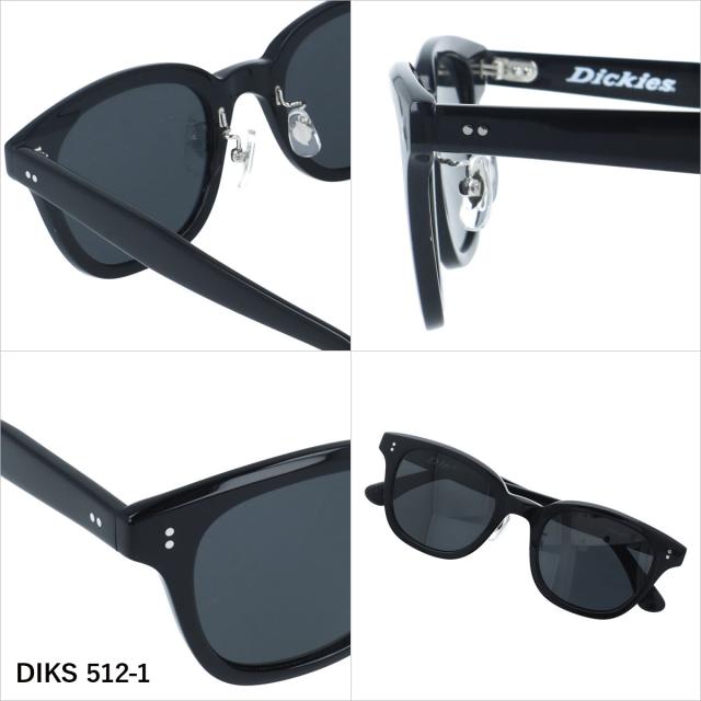 ディッキーズ サングラス 偏光サングラス アジアンフィット 調整可能ノーズパッド Dickies DIKS 512 51 全3カラー ウェリントン ユニセックス メンズ レディース_2