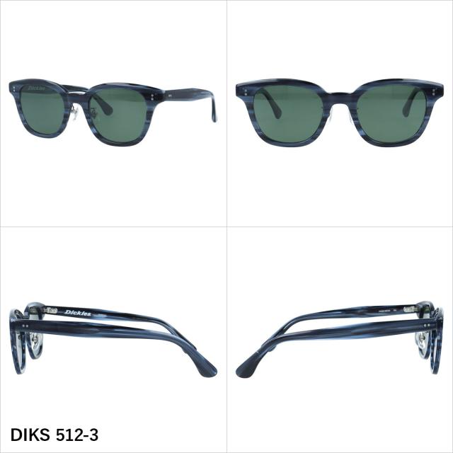 ディッキーズ サングラス 偏光サングラス アジアンフィット 調整可能ノーズパッド Dickies DIKS 512 51 全3カラー ウェリントン ユニセックス メンズ レディース_5