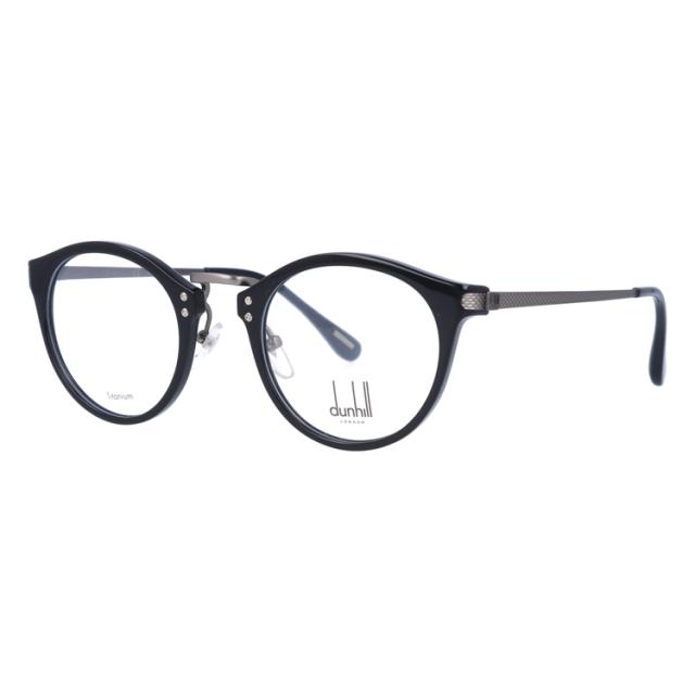 ダンヒル メガネ 度付き 度なし 伊達メガネ 眼鏡 dunhill VDH114G 0700 48サイズ ボストン メンズ イタリア製 ダンヒル メガネ 度付き 度なし 伊達メガネ 眼鏡 dunhill VDH114G 0700