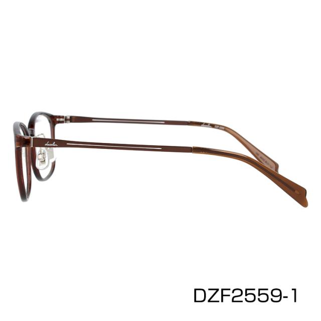 ダズリン メガネフレーム スクエア型 伊達メガネ アジアンフィット
