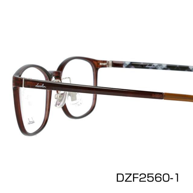 ダズリン メガネフレーム スクエア型 伊達メガネ アジアンフィット