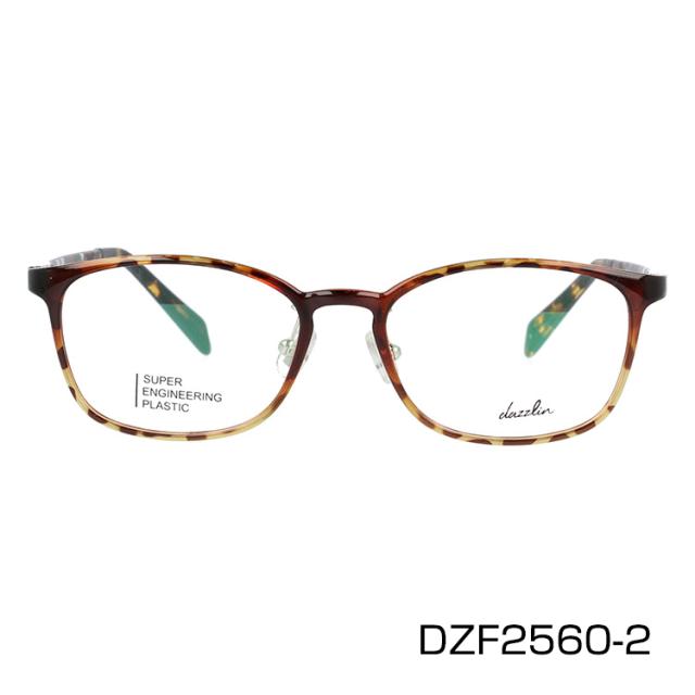 ダズリン メガネフレーム スクエア型 伊達メガネ アジアンフィット