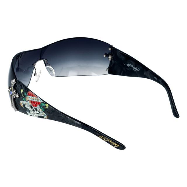 メンズ ワ*ス様 Ed Hardy クロス エドハーディー サングラス