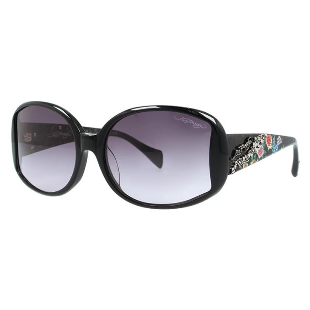 エドハーディー サングラス EdHardy バードローズ BIRD ROSES ブラック/スモークグラデーション メンズ レディース UVカット メガネ エドハーディー サングラス EdHardy バードローズ BIRD ROSES ブラック