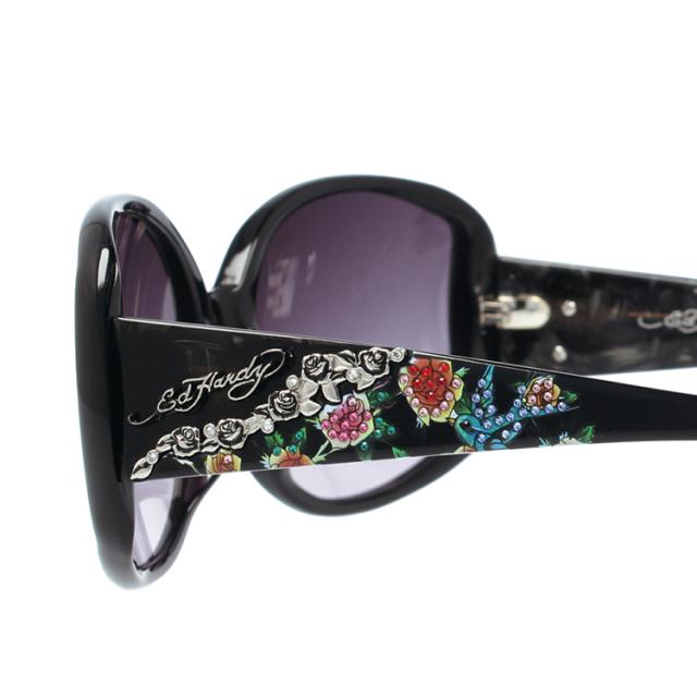 エドハーディー サングラス EdHardy バードローズ BIRD ROSES ブラック