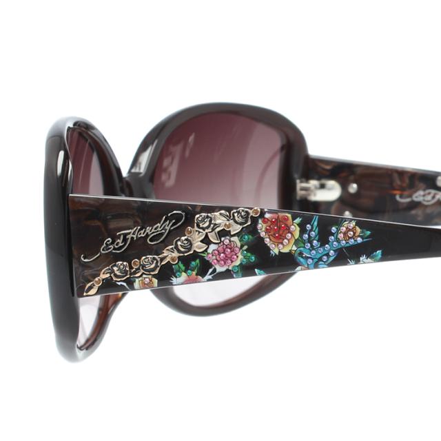 エドハーディー サングラス EdHardy バードローズ BIRD ROSES ブラウン