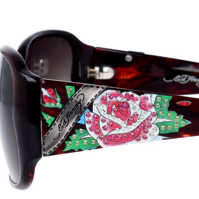 エドハーディー サングラス アジアンフィット Ed Hardy ROSE 60 スクエア ユニセックス メンズ レディース 国内正規品の通販は