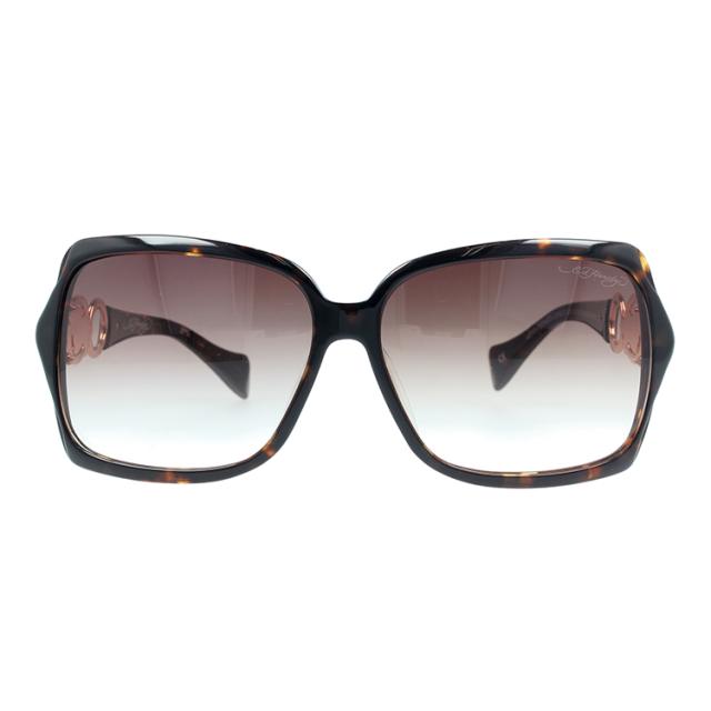 エドハーディー サングラス EdHardy ローズロングステム ROSES LONG STEM ブラウンホーン/ブラウングラデーション メンズ レディース_2