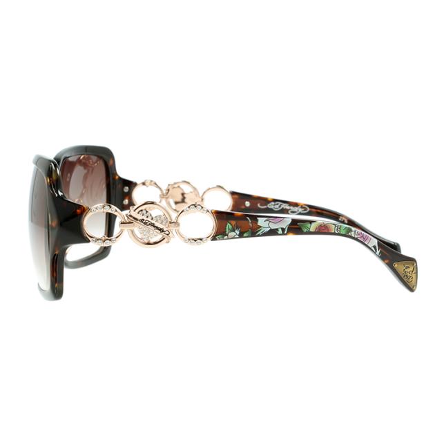 エドハーディー サングラス EdHardy ローズロングステム ROSES LONG STEM ブラウンホーン/ブラウングラデーション メンズ レディース_3