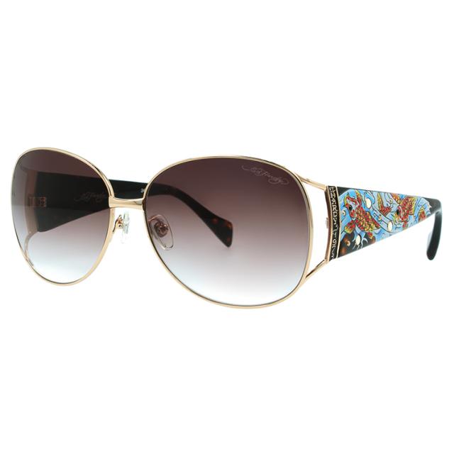 エドハーディー サングラス EdHardy コイフィッシュ KOIFISH ROSE GOLD メンズ レディース UVカット メガネ ブランド_1