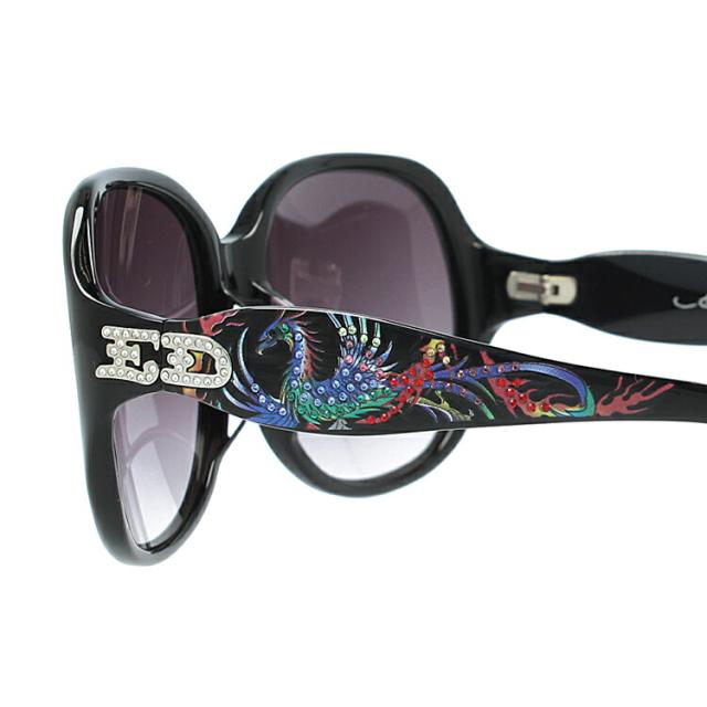 【訳あり】エドハーディー サングラス EdHardy フェニックス PHOENIX BLACK メンズ レディース メガネ ブランド