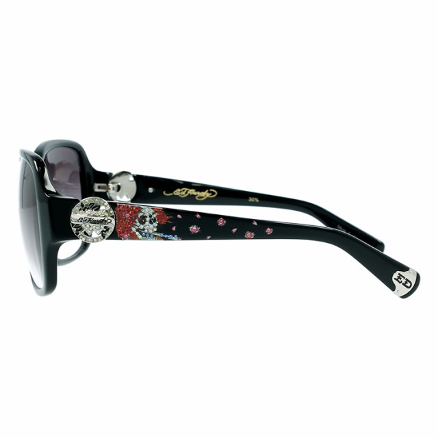 エドハーディー サングラス EdHardy ビューティフルゴースト BEAUTIFUL GHOST 2 BLACK メンズ レディース UVカット メガネの通販は