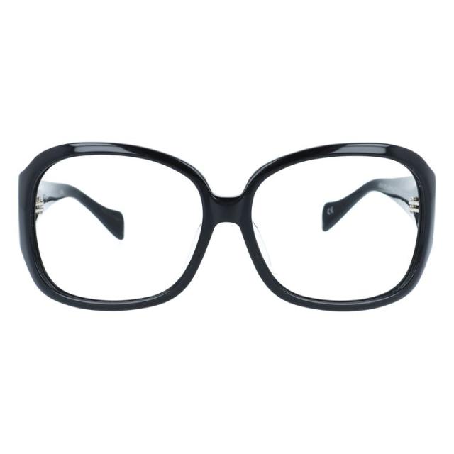 訳あり・フレームのみ エドハーディー アジアンフィット Ed Hardy KOI LEAPING＆DRAGON BLACK 61 バタフライ ユニセックス メンズ レディース