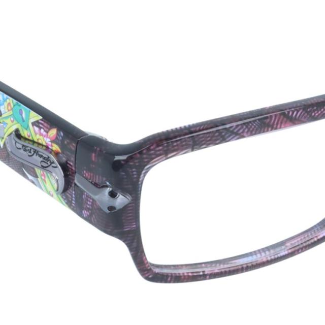 【訳あり】エドハーディー メガネフレーム 伊達メガネ EdHardy 眼鏡 EHOA005 4 PURPLE HORN パープルホーン メンズ レディース ダテメガネ 紫外線対策 訳あり】エドハーディー メガネフレーム 伊達メガネ EdHardy 眼鏡