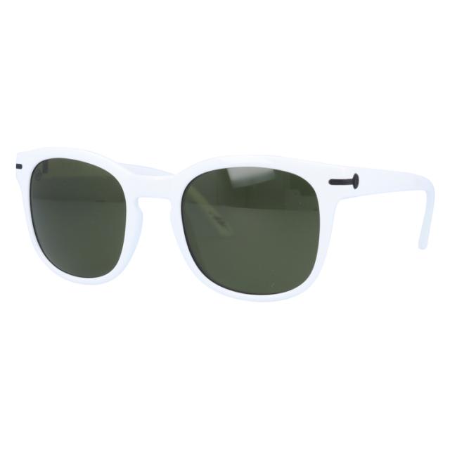 エレクトリック サングラス リップ ロック ELECTRIC RIP ROCK GLOSS WHITE/MELANIN GREY 50サイズ ウェリントン型 レギュラーフィット ユニセックス メンズ レディース アウトドア ドライブ UVカット 紫外線_1