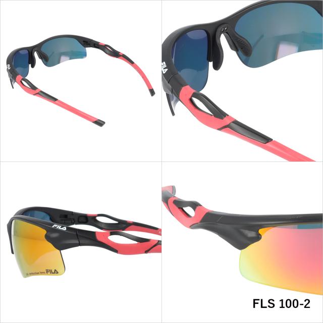 サングラス　スペアレンズ付き　スポーツ 100% ロードバイク　ランニング FILA フィラ サングラス メンズ スポーツ レディース 偏光