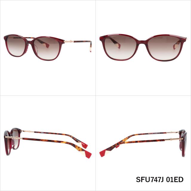国内正規品 フルラ サングラス アジアンフィット FURLA SFU747J 53 ウェリントン型 レディース_1