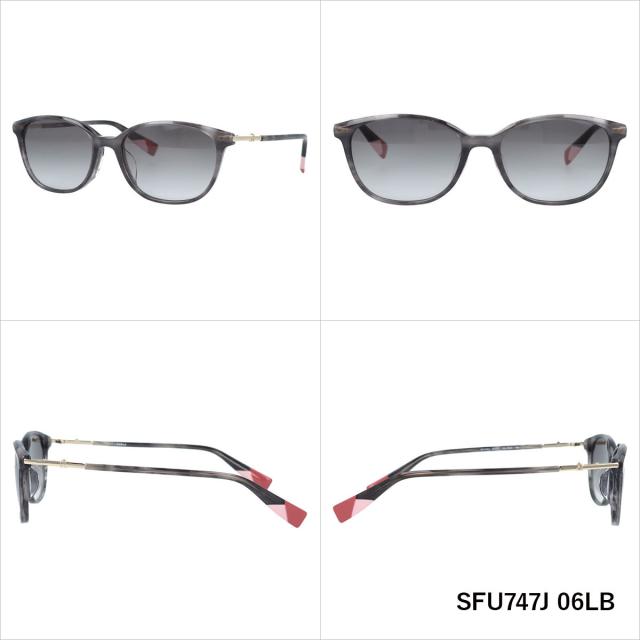 国内正規品 フルラ サングラス アジアンフィット FURLA SFU747J 53 ウェリントン型 レディース_3