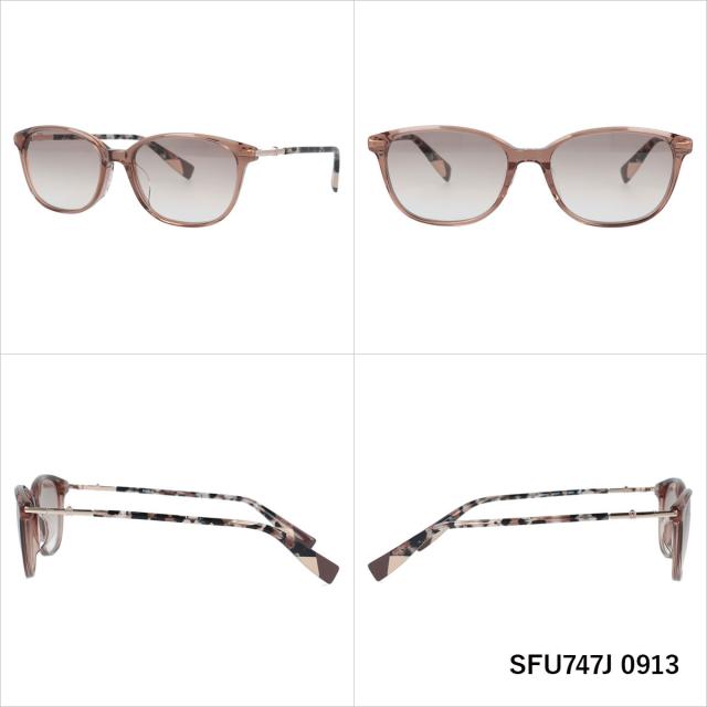 国内正規品 フルラ サングラス アジアンフィット FURLA SFU747J 53 ウェリントン型 レディース_7