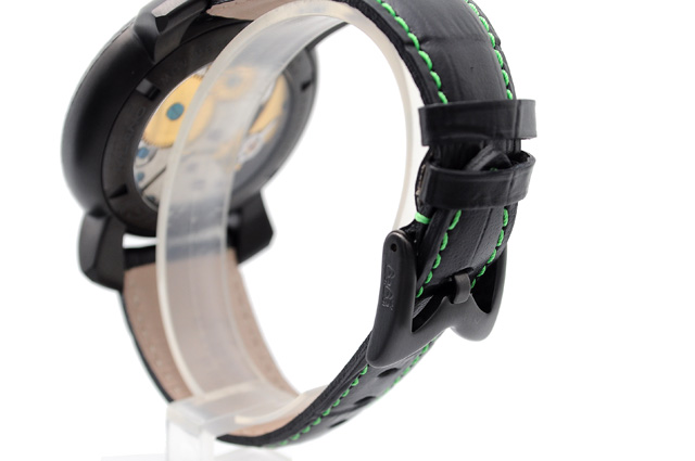 ガガミラノ6061.01Sギャラ付美品 マニュアーレCARBON