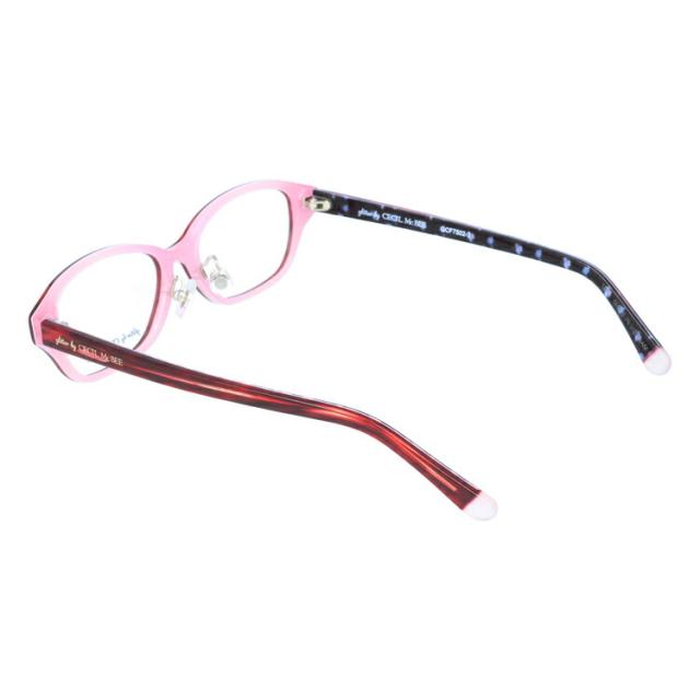 glitter by CECIL McBEE セシルマクビー レディース メガネ 眼鏡 シンプル かわいい GCF 7502-3 51サイズ オーバル型 度付き 度なし UVカット 紫外線 ブランド サングラス 伊達 ダテ