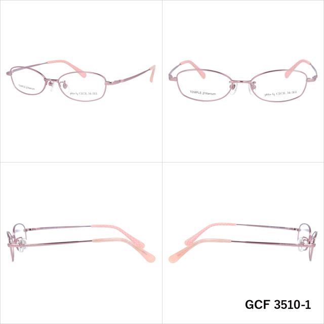 グリッターバイセシルマクビー メガネフレーム glitter by CECIL McBEE GCF 3510 全3カラー 50サイズ オーバル型 伊達メガネ レディース グリッターバイセシルマクビー メガネフレーム glitter by CECIL McBEE GCF 3510 全3カラー 50サイズ オーバル型 伊達メガネ レディース