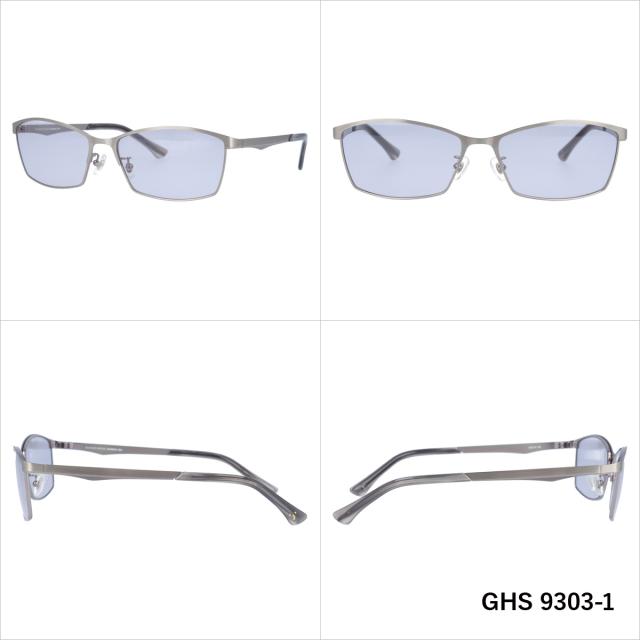 サングラス GLASSES HOUSE グラスハウス GHS 9303 全3色 58サイズ アジアンフィット スクエア型 メンズ レディース UVカット 紫外線 対策 ブランド 眼鏡 メガネ アイウェア_1