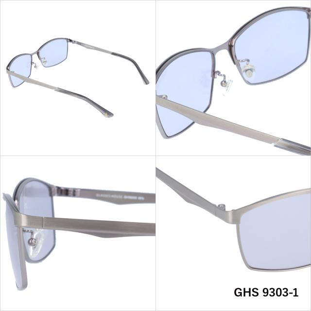 サングラス GLASSES HOUSE グラスハウス GHS 9303 全3色 58サイズ アジアンフィット スクエア型 メンズ レディース UVカット 紫外線 対策 ブランド 眼鏡 メガネ アイウェア_2