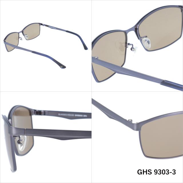 サングラス GLASSES HOUSE グラスハウス GHS 9303 全3色 58サイズ アジアンフィット スクエア型 メンズ レディース UVカット 紫外線 対策 ブランド 眼鏡 メガネ アイウェア_6