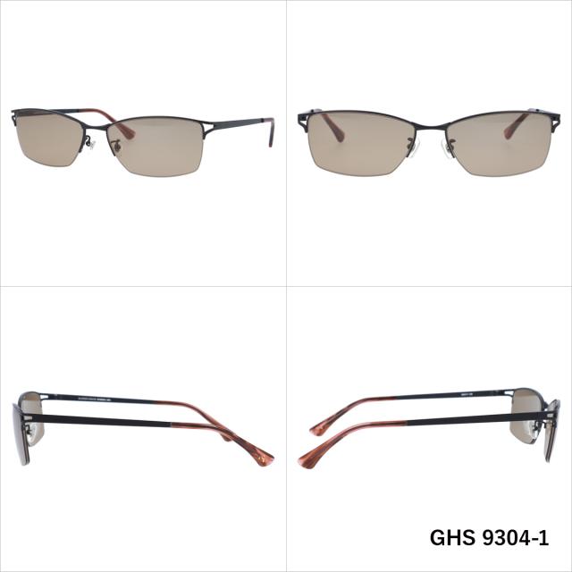 サングラス GLASSES HOUSE グラスハウス GHS 9304 全3色 59サイズ アジアンフィット スクエア型 メンズ レディース UVカット 紫外線 対策 ブランド 眼鏡 メガネ アイウェア_1