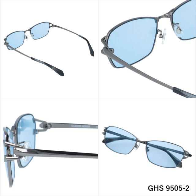 グラスハウス サングラス GLASSES HOUSE GHS 9505 全3カラー 59 スクエア ユニセックス アジアンフィット 調整可能ノーズパッド メンズ レディース 国内正規品_4