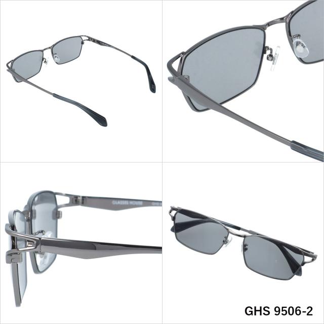 グラスハウス サングラス GLASSES HOUSE GHS 9506 全3カラー 58 スクエア アジアンフィット 調整可能ノーズパッド ユニセックス メンズ レディース 国内正規品_4