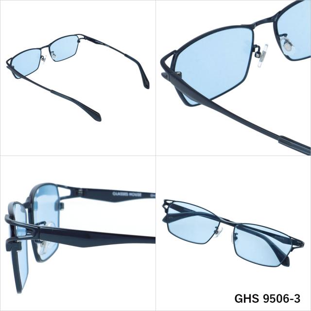 グラスハウス サングラス GLASSES HOUSE GHS 9506 全3カラー 58 スクエア アジアンフィット 調整可能ノーズパッド ユニセックス メンズ レディース 国内正規品_6