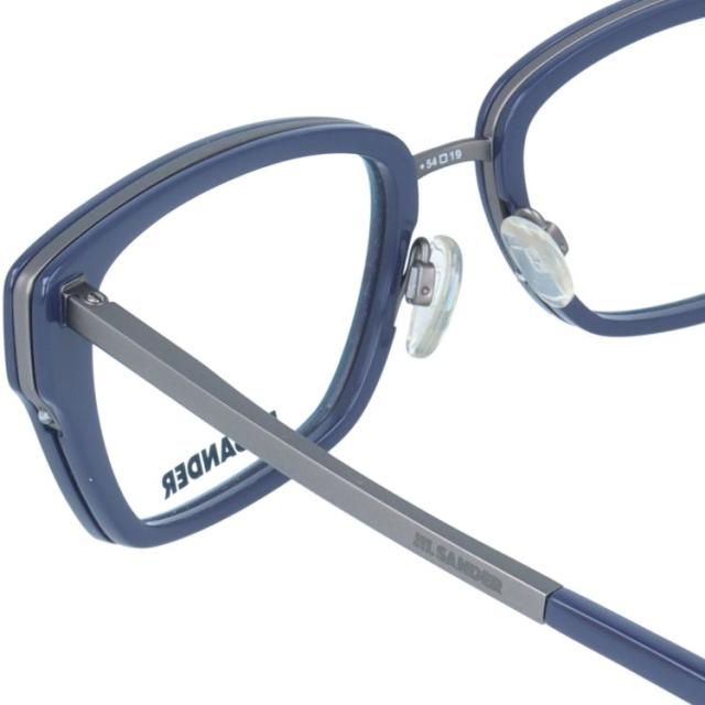 JIL SANDER メガネフレーム スクエア型 伊達メガネ ジル・サンダー