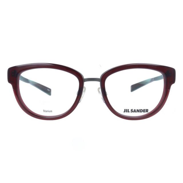 JIL SANDER メガネフレーム ウェリントン型 伊達メガネ ジル・サンダー 伊達 眼鏡 J2005-C 52 レディース ファッションメガネ ハイブランド_2