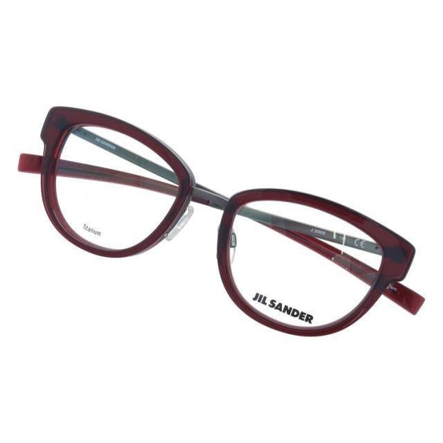 JIL SANDER メガネフレーム ウェリントン型 伊達メガネ ジル・サンダー