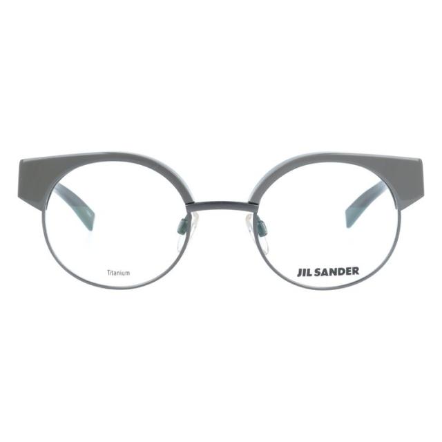 JIL SANDER メガネフレーム ラウンド型 伊達メガネ ジル・サンダー 伊達 眼鏡 J2006-C 48 メンズ レディース ファッションメガネ ハイブランド_2