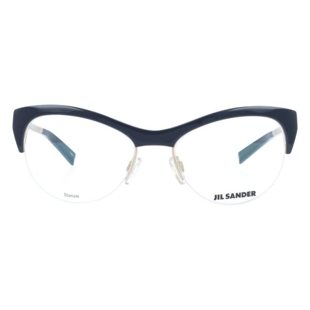 JIL SANDER メガネフレーム フォックス型 伊達メガネ ジル・サンダー 伊達 眼鏡 J2010-C 54 レディース ファッションメガネ ハイブランド_2