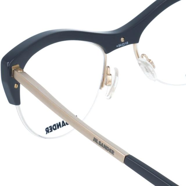 JIL SANDER メガネフレーム フォックス型 伊達メガネ ジル・サンダー 伊達 眼鏡 J2010-C 54 レディース ファッションメガネ ハイブランド_6