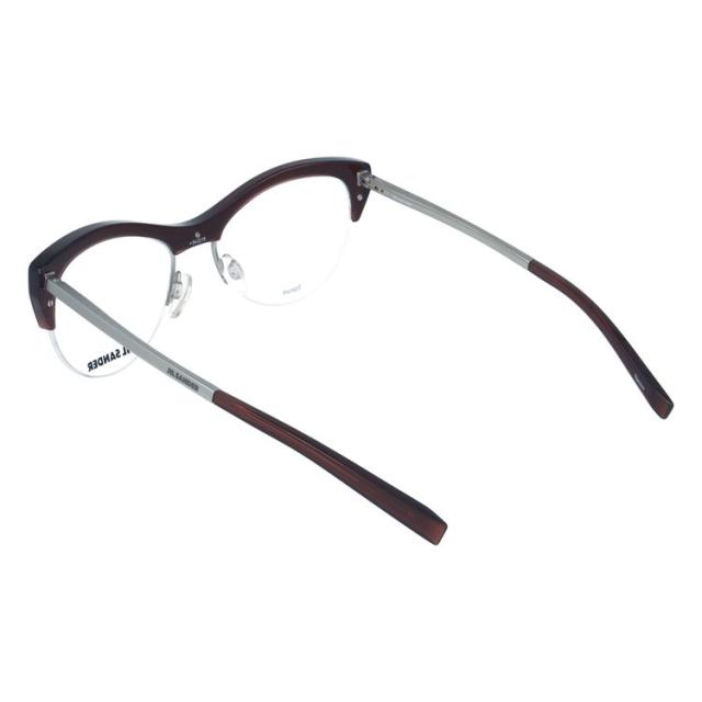 JIL SANDER メガネフレーム フォックス型 伊達メガネ ジル・サンダー 伊達 眼鏡 J2010-D 54 レディース ファッションメガネ ハイブランド_5