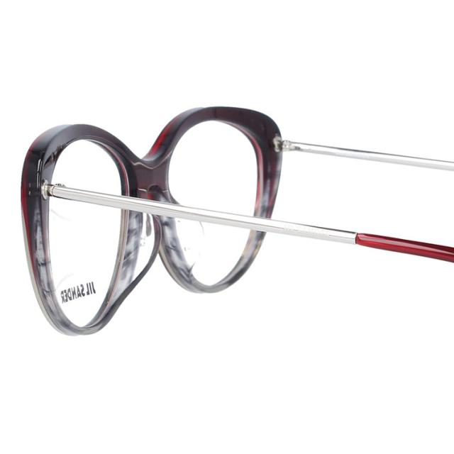 JIL SANDER メガネフレーム フォックス型 伊達メガネ ジル・サンダー